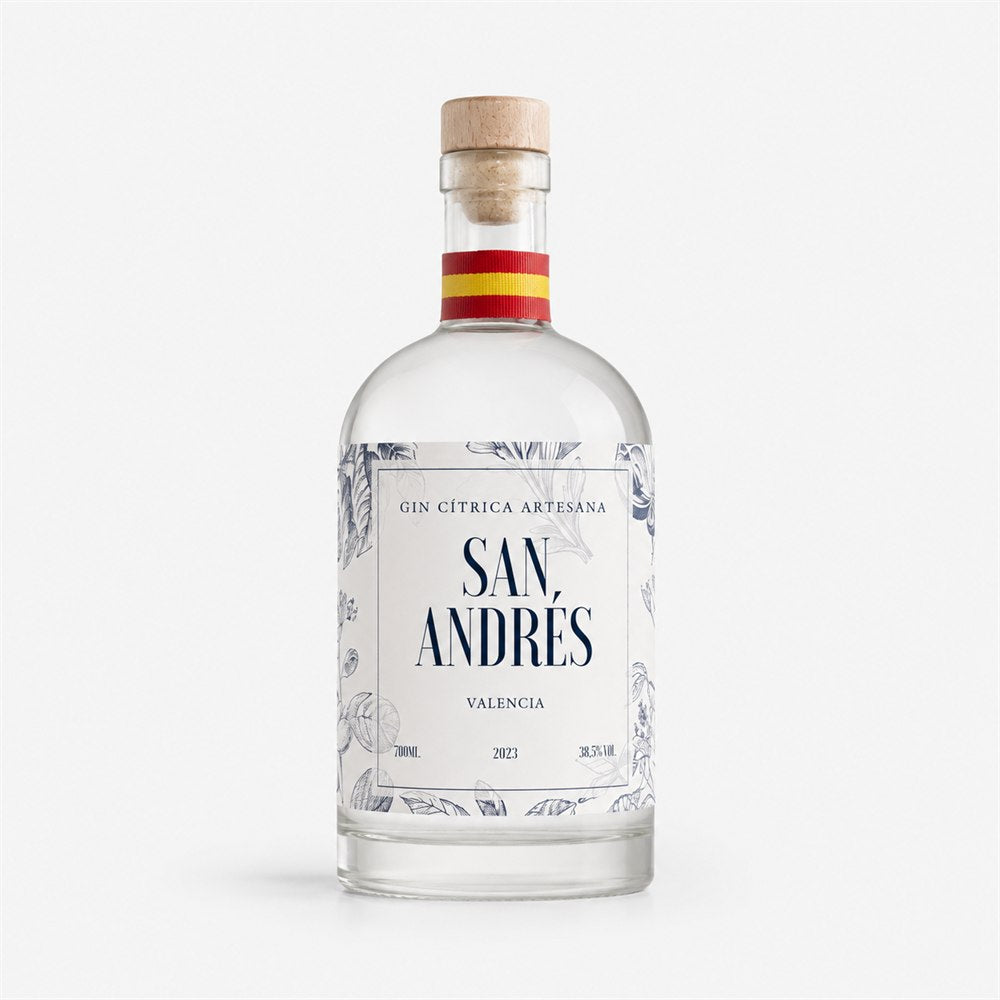 Botella de Ginebra San Andrés
